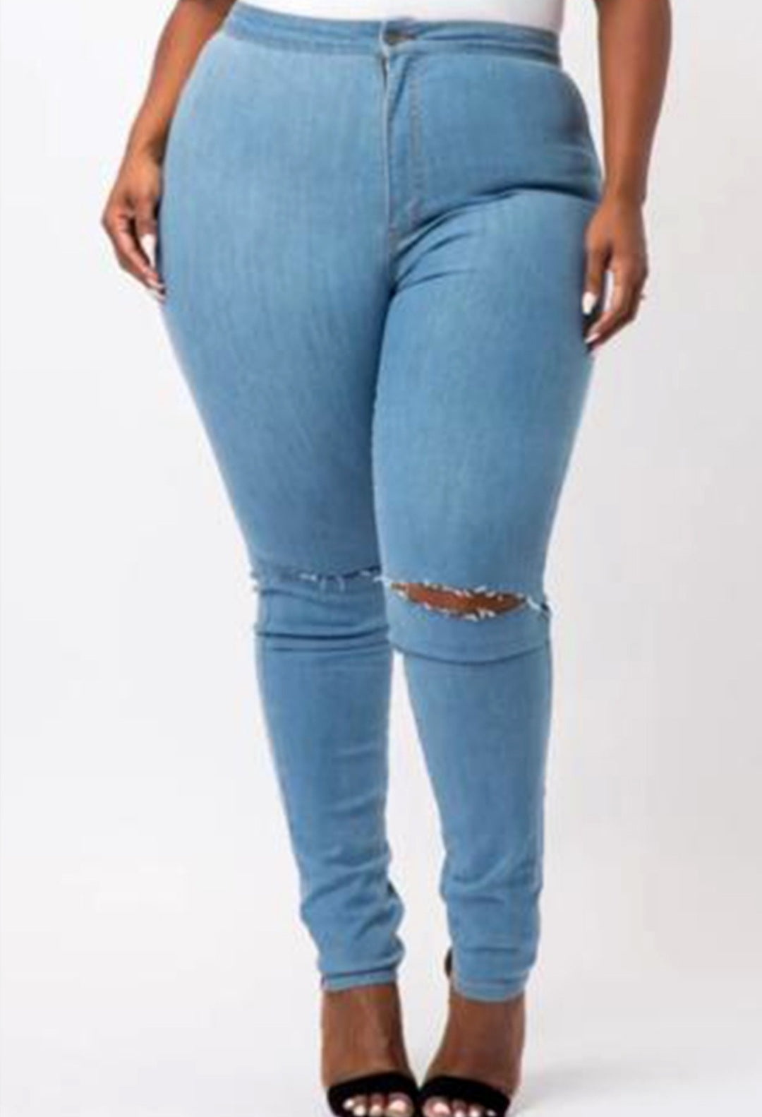 Knee Ripped Jeans