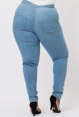 Knee Ripped Jeans