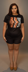 Enough is Enough 2pc Set, Black (Std & Plus)