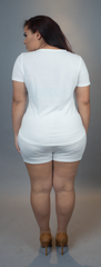 Enough is Enough 2pc set, White (Plus)