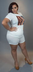 Enough is Enough 2pc set, White (Plus)