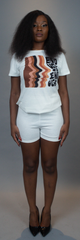Enough is Enough 2pc set, White