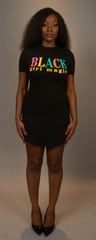 Black Girl Magic T-Shirt Dress