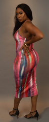 Red Multi Dress