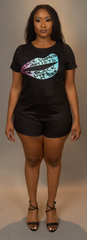 Black Woman Artist 2pc Set (Plus)