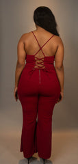 Gennie Jumpsuit, Red