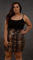 Snake It Is  Skirt (Plus)