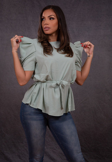 The Selfie Blouse (Green)