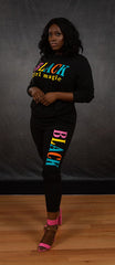 Black Girl Magic 2 Pc Sweatsuit (Plus)